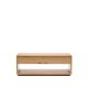KAVE HOME Alguema heve-senke sofabord, m. oppbevaring - naturlig eikefiner    (120x60)