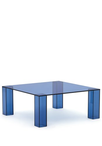 KAVE HOME Adularia sidebord, firkantet - bltt herdet glass (85x85)