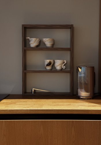 NORDV�RK PR1 v�ghylde, m. 3 rum - natur melamin