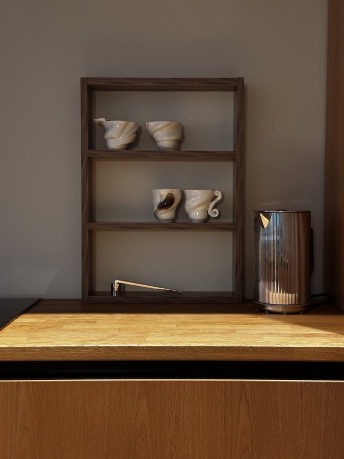 NORDV�RK PR1 v�ghylde, m. 3 rum - natur melamin