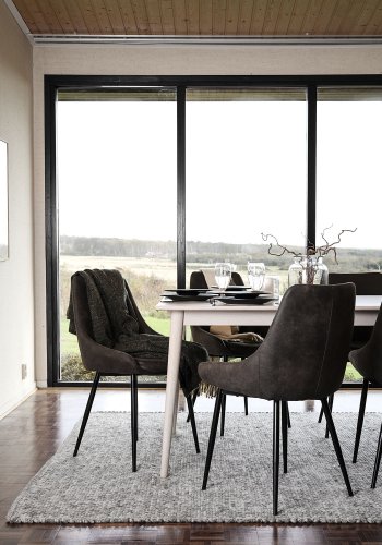 ROWICO Tyler rektangulrt spisebord - massiv hvitpigmentert eik (180x90)