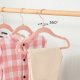 SONGMICS CRF027P01 t�jb�jler til baby - rosaguldkroge st�l og lyser�d fl�jl (s�t med 50)