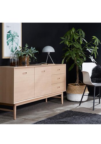 Esszimmerstuhl Zeni, mit Armlehnen – weißes Polypropylen und schwarzes Metall