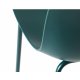 Aurora Esszimmerstuhl - Polypropylen in Petrol und Metall in Petrol