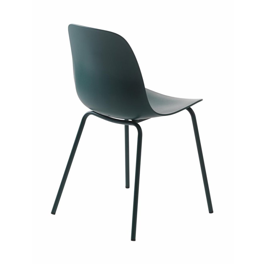 Aurora Esszimmerstuhl - Polypropylen in Petrol und Metall in Petrol