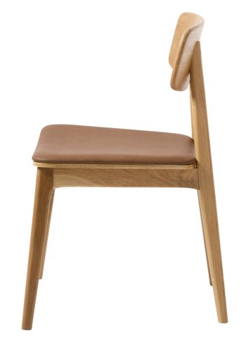 Harmony spisebordsstol - natur eg og tan PU