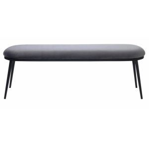 Prestige bnk, rektangulr - stlgr fljl og sort polyethylen (140x36)