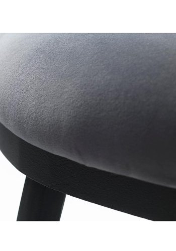 Prestisjebenk, rektangulr - stlgr flyel og svart polyetylen (140x36)