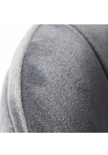 Crest spisebordsstol - gr fljl og sort metal