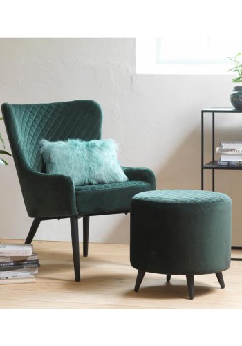 Opulence konsollbord, m. hylle - svart metall (90x35)