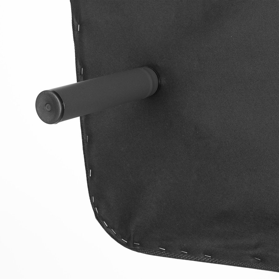 KAVE HOME Undersengsbunn uten ben - svart stoff (for 90x200 cm madrass)