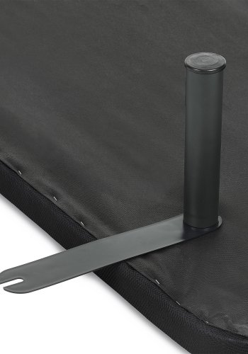 KAVE HOME Undersengsbunn uten ben - svart stoff (for 180x200 cm madrass)