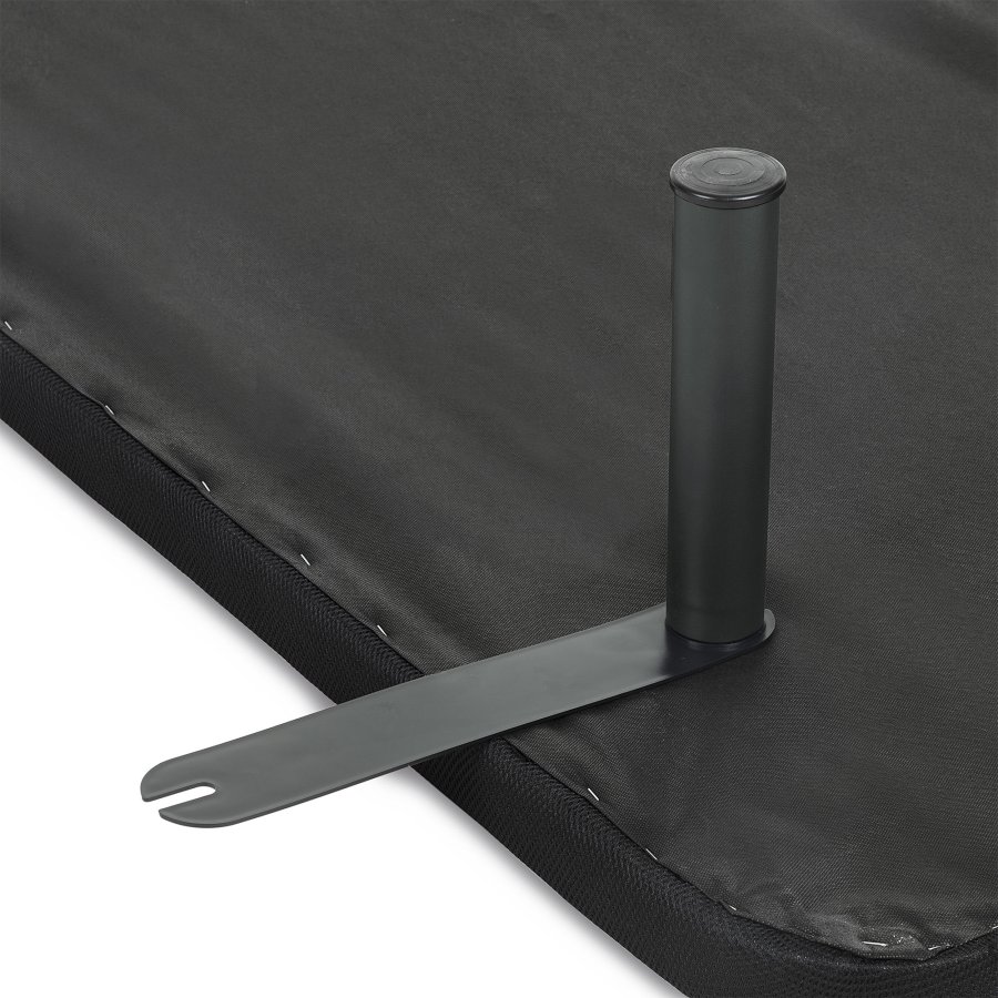 KAVE HOME Undersengsbunn uten ben - svart stoff (for 160x200 cm madrass)