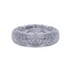 FEANDREA Hundeseng, Donut Katteseng, Bl�d Beroligende K�ledyrsseng med Aftageligt, Vaskbart Betr�k, Bl�d Lang Plys, 70 cm, Gr�