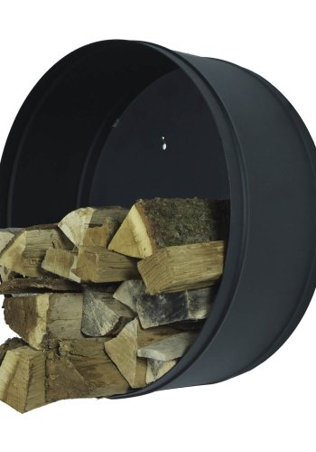 SPINDER DESIGN rund Banshee vedhylle - svart stl (60)