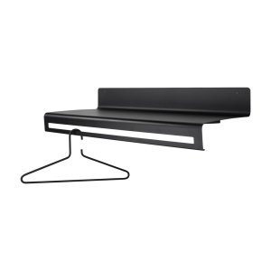 SPINDER DESIGN Wave knagerkke, m. hylde - sort stl (B:78)