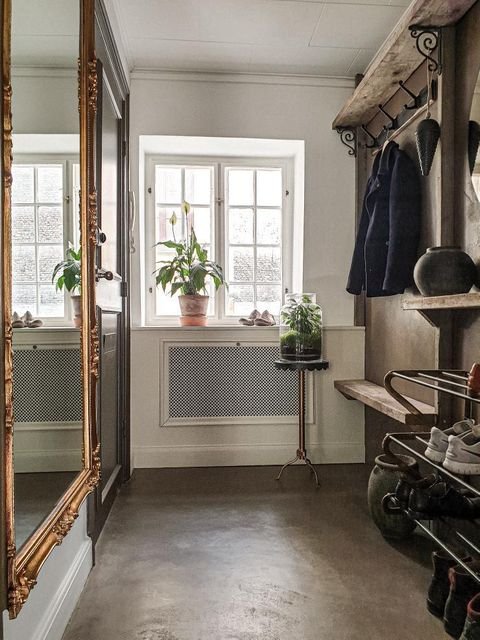 KARE DESIGN Walk Big skohylle - messing og svart metall, m. 3 hyller