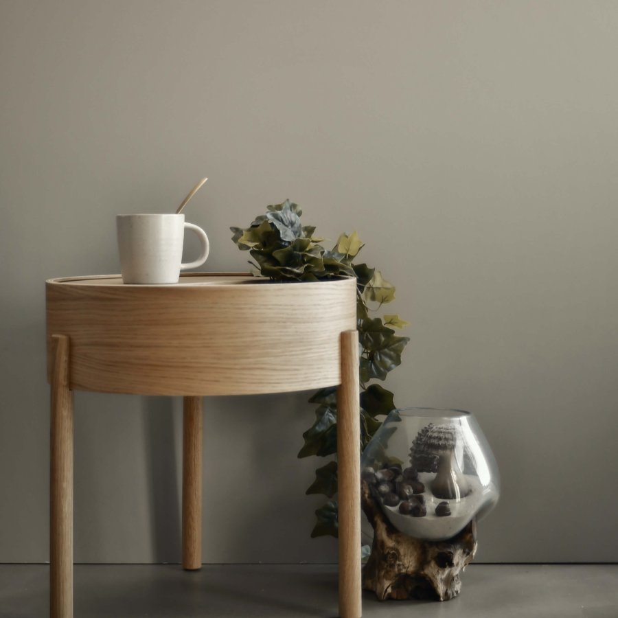 HOUSE NORDIC San Marino Vanndrpeskulptur - glass/naturtre (H:20)