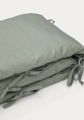 KAVE HOME Laily sengerand - grn bomuld (180x30)