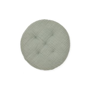 KAVE HOME Laily gulvpude til brn, rund - grn bomuld (30)