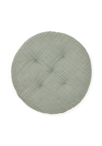 KAVE HOME Laily grnn pute laget av 100 % kologisk bomull, 30 cm