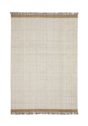 KAVE HOME Arpe beige jute jacquardteppe 160 x 230cm