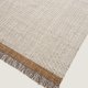 KAVE HOME Brina gulvt�ppe, m. sildebensm�nster, rektangul�r - beige jacquard-uld (300x200)