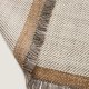 KAVE HOME Brina gulvt�ppe, m. sildebensm�nster, rektangul�r - beige jacquard-uld (300x200)
