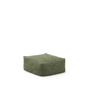 KAVE HOME Puf Vedell 100% PET grn 60 x 60 x 30 cm