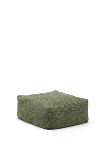 KAVE HOME Puff Vedell 100 % PET grnn 60 x 60 x 30 cm