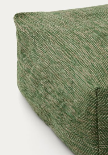 KAVE HOME Puff Vedell 100 % PET grnn 60 x 60 x 30 cm