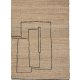  KAVE HOME Grafisk teppe Velira i jute 200 x 300 cm