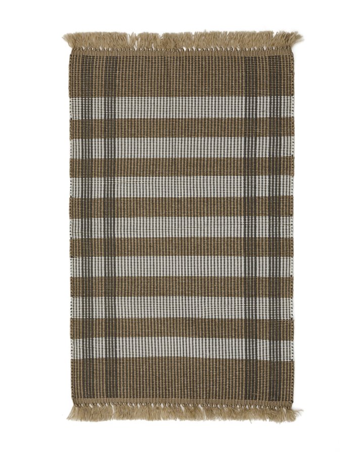  KAVE HOME Teppe Barani i syntetiske fibre brunt og beige 60 x 90 cm