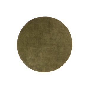 KAVE HOME Empuries gulvt�ppe, rund - gr�n syntetiske fibre (�200)