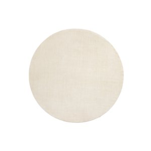 KAVE HOME Empuries gulvt�ppe, rund - hvid syntetiske fibre (�200)