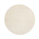 KAVE HOME Empuries gulvt�ppe, rund - hvid syntetiske fibre (�200)