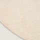 KAVE HOME Empuries gulvt�ppe, rund - hvid syntetiske fibre (�200)