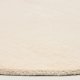 KAVE HOME Empuries gulvt�ppe, rund - hvid syntetiske fibre (�200)