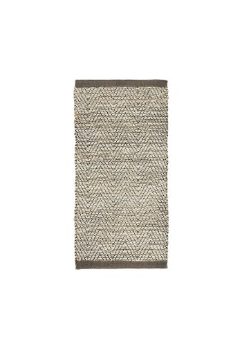 KAVE HOME Arpe beige jute jacquardteppe 70 x 140cm