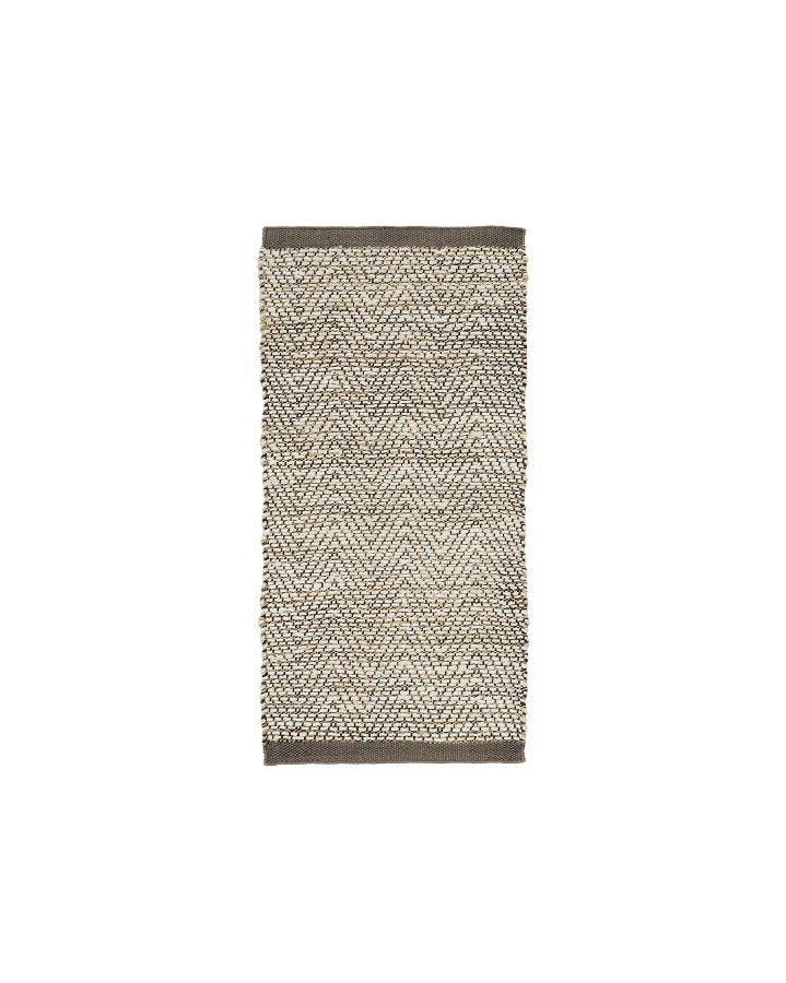 KAVE HOME Arpe beige jute jacquardteppe 70 x 140cm
