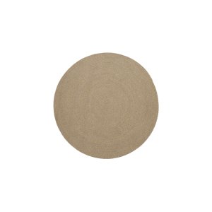  KAVE HOME Tppe Despas udendrs gulvtppe, rund - beige polypropylen (50)