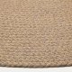  KAVE HOME Tppe Despas udendrs gulvtppe, rund - beige polypropylen (50)