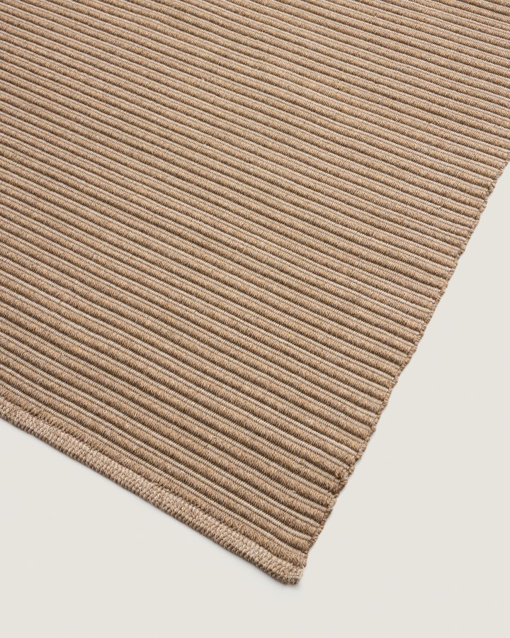 KAVE HOME Ardelia gulvt�ppe, rektangul�r - beige syntetiske fibre (160x230)