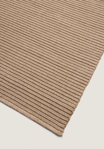 KAVE HOME Ardelia gulvt�ppe, rektangul�r - beige syntetiske fibre (300x200)