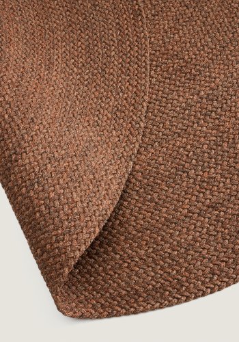  KAVE HOME Despas gulvt�ppe, rund - terrakotta syntetiske fibre (�200)