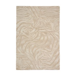 KAVE HOME Tribet gulvt�ppe, rektangul�r - zebra jacquard uld (300x200)