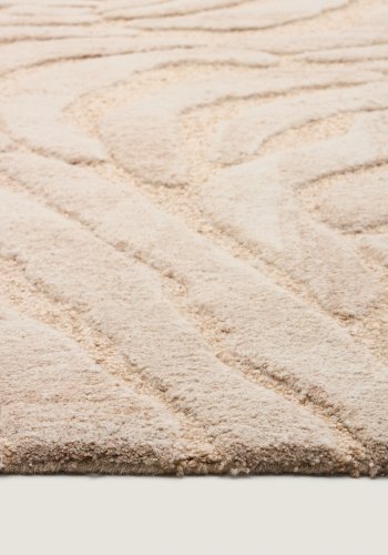 KAVE HOME Tribet gulvt�ppe, rektangul�r - zebra jacquard uld (300x200)