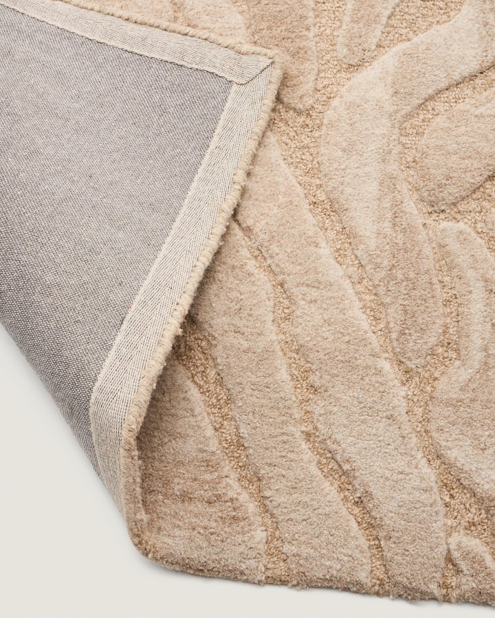 KAVE HOME Tribet gulvt�ppe, rektangul�r - zebra jacquard uld (300x200)