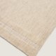 KAVE HOME Dalena gulvt�ppe, rektangul�r - beige stribet jacquard uld (230x160)