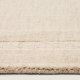 KAVE HOME Dalena gulvt�ppe, rektangul�r - beige stribet jacquard uld (230x160)